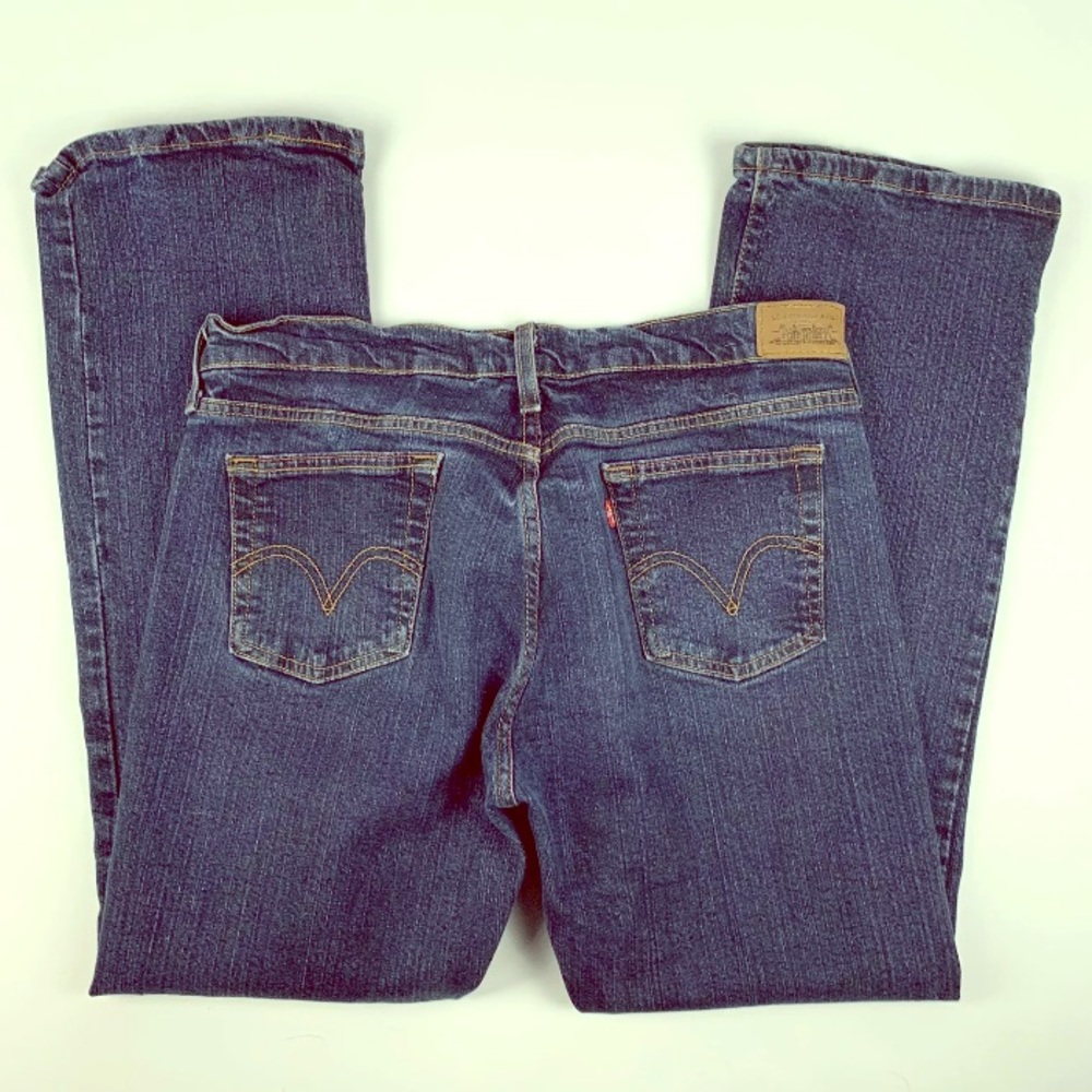 Levi's 515 Womens 12 Jeans Dark Wash Denim Boot